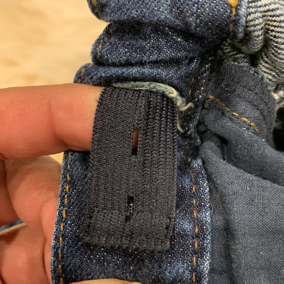 Next 82 Flannel Short-Sleeve Blue Button Shirt & DarkBlue Skinny Jeans in 12-18M - Picture 11 of 11